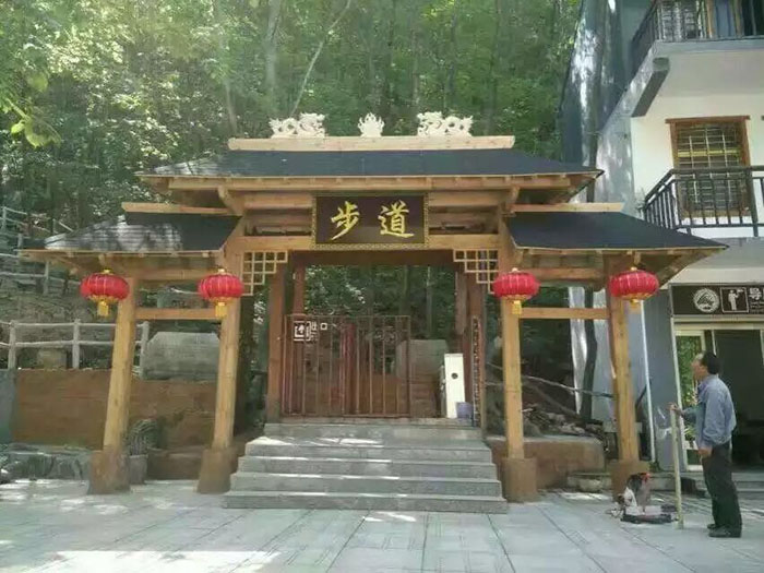 防腐木景觀門系列